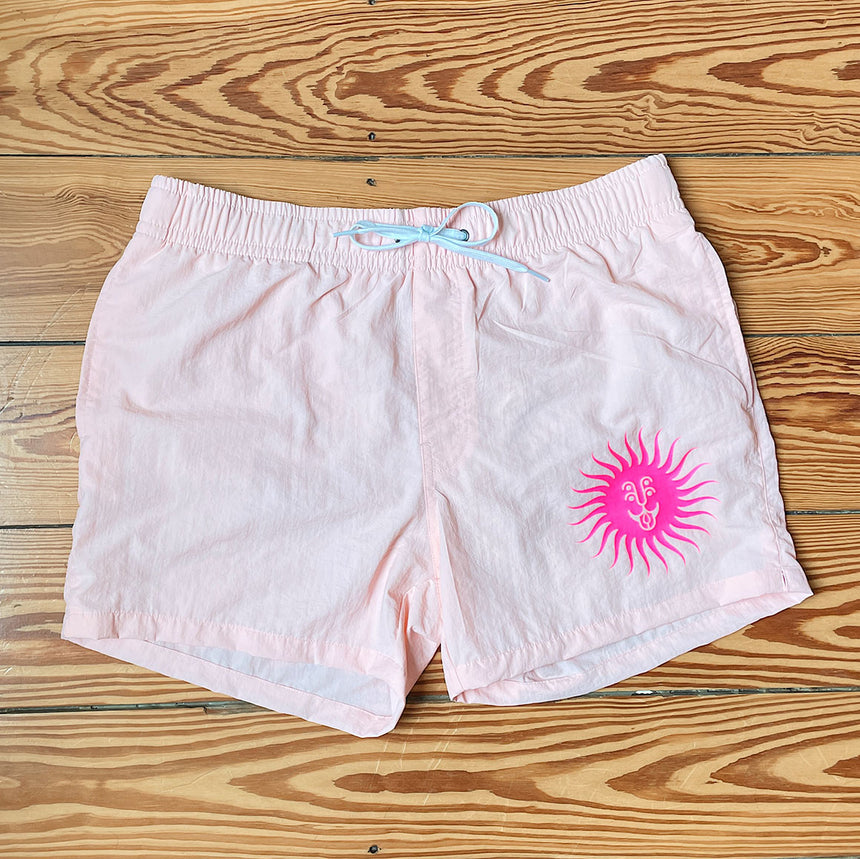 Playground Coffee Kaffeerösterei Hamburg St. Pauli - Badeshorts Unisex Rosa