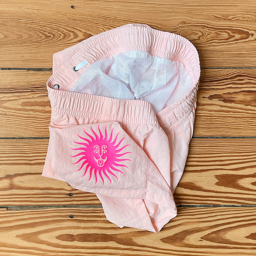 Playground Coffee Kaffeerösterei Hamburg St. Pauli - Badeshorts Unisex Rosa